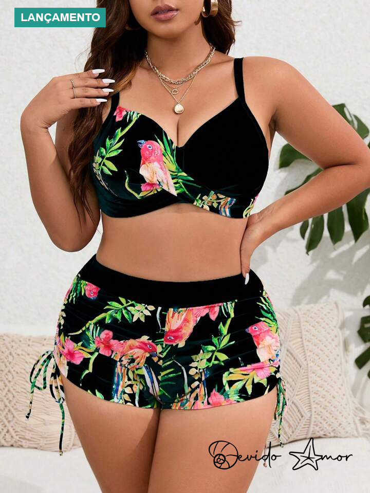 Biquíni Shortinho Plus Size - Andrea